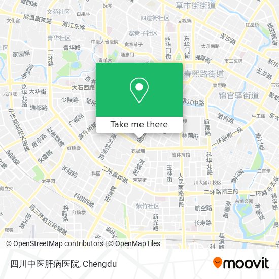 四川中医肝病医院 map