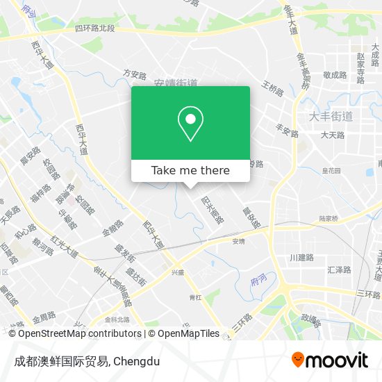 成都澳鲜国际贸易 map
