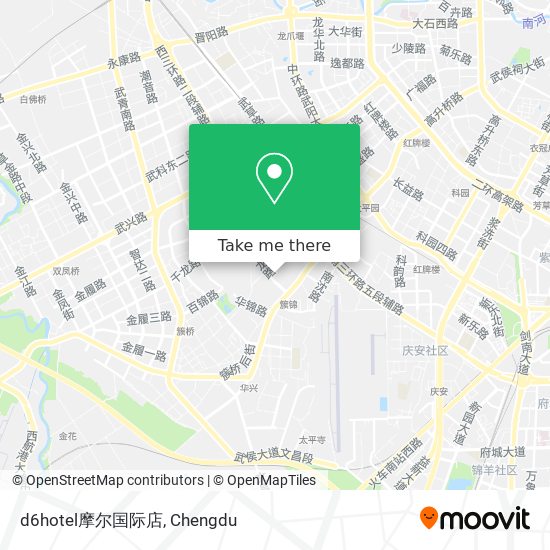 d6hotel摩尔国际店 map
