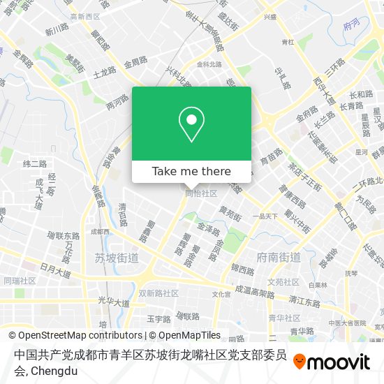 中国共产党成都市青羊区苏坡街龙嘴社区党支部委员会 map