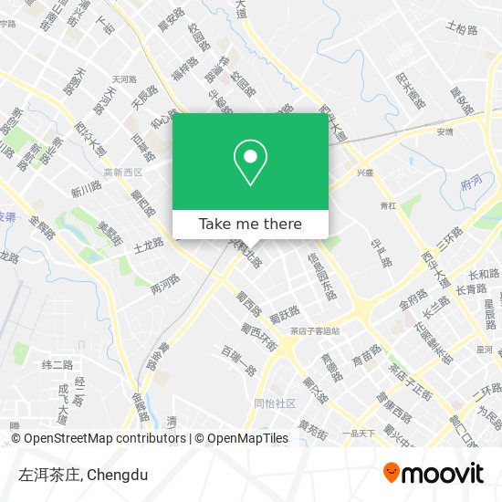 左洱茶庄 map