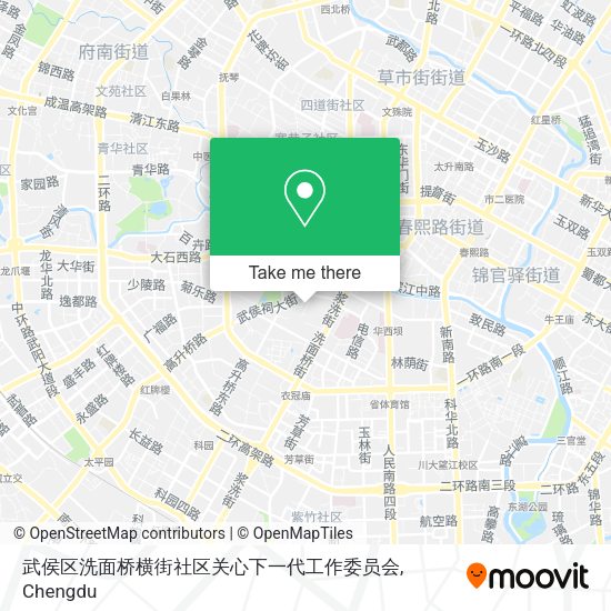 武侯区洗面桥横街社区关心下一代工作委员会 map