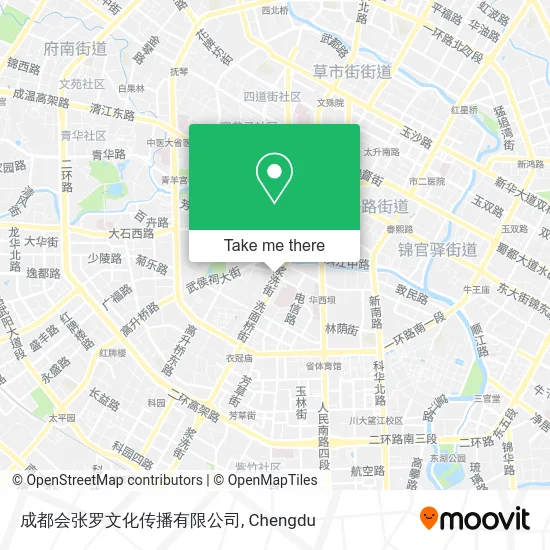成都会张罗文化传播有限公司 map