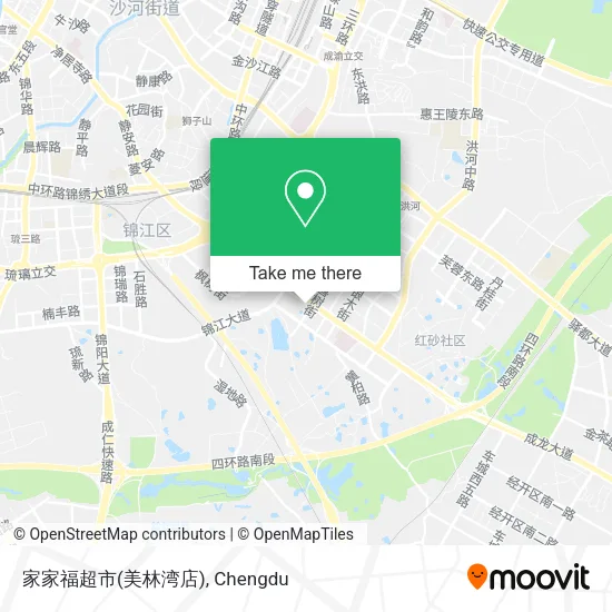 家家福超市(美林湾店) map