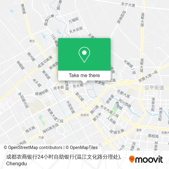 成都农商银行24小时自助银行(温江文化路分理处) map