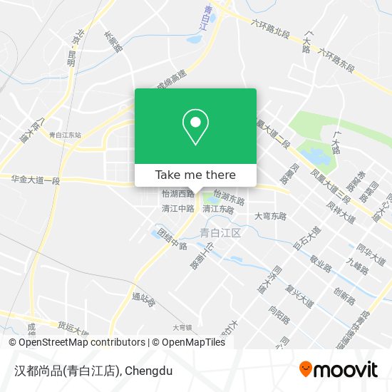 汉都尚品(青白江店) map