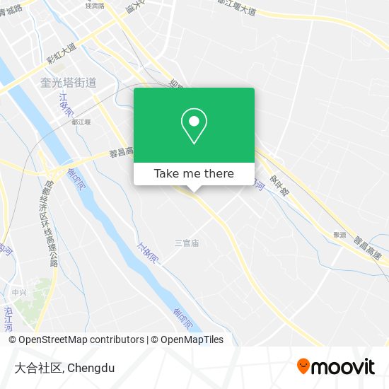 大合社区 map