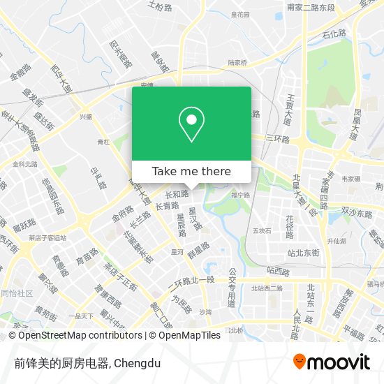 前锋美的厨房电器 map