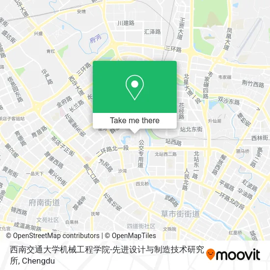 西南交通大学机械工程学院-先进设计与制造技术研究所 map