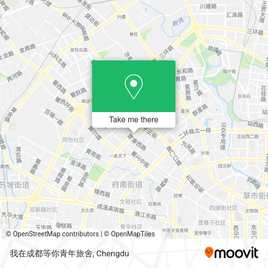 我在成都等你青年旅舍 map