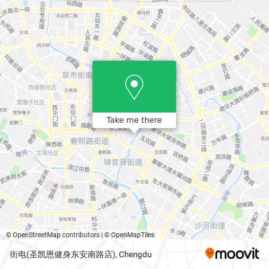 街电(圣凯恩健身东安南路店) map