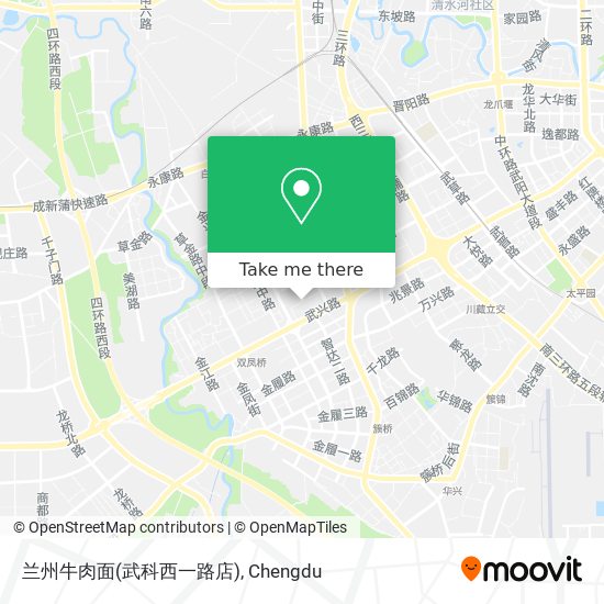 兰州牛肉面(武科西一路店) map