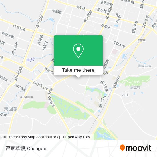 严家草坝 map