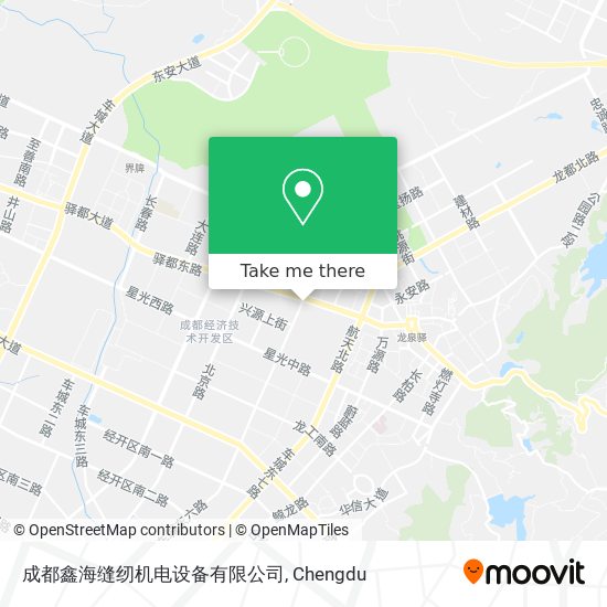 成都鑫海缝纫机电设备有限公司 map