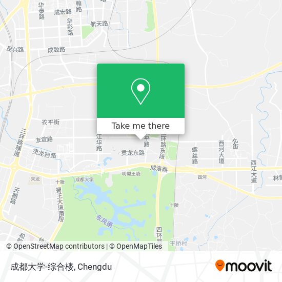 成都大学-综合楼 map