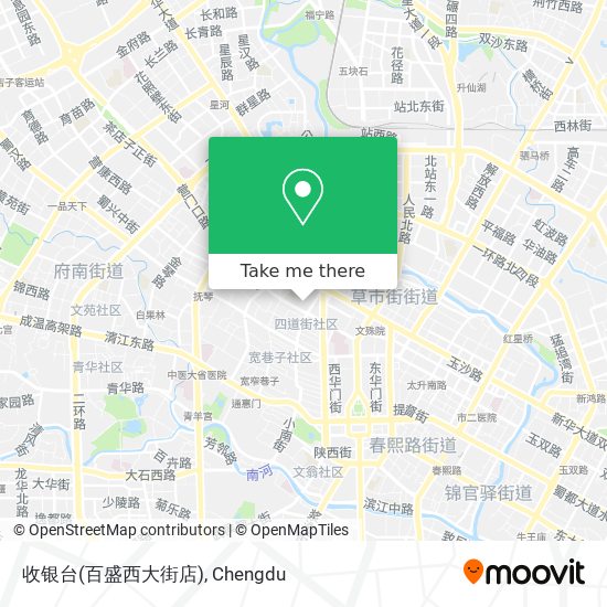 收银台(百盛西大街店) map