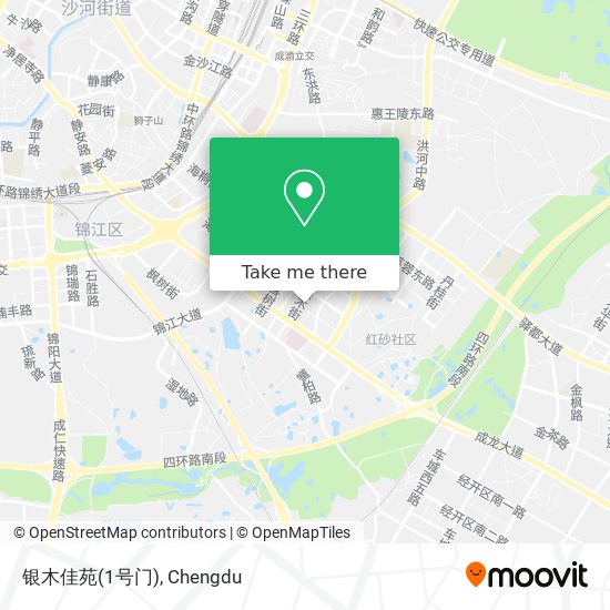 银木佳苑(1号门) map