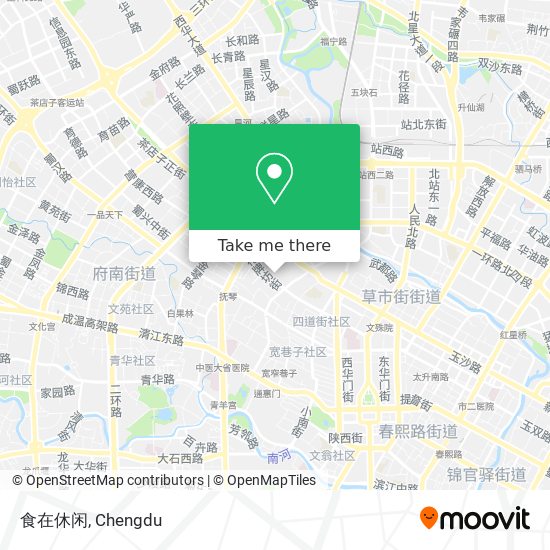 食在休闲 map