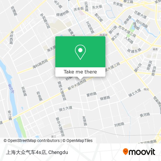 上海大众气车4s店 map