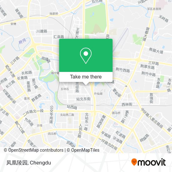 凤凰陵园 map