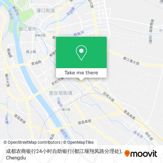 成都农商银行24小时自助银行(都江堰翔凤路分理处) map