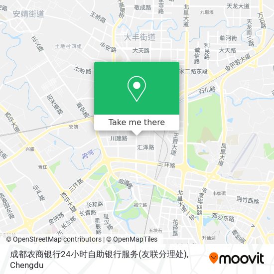 成都农商银行24小时自助银行服务(友联分理处) map