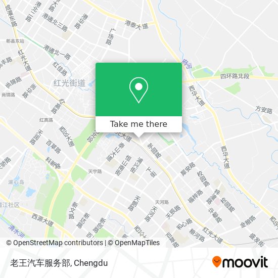 老王汽车服务部 map