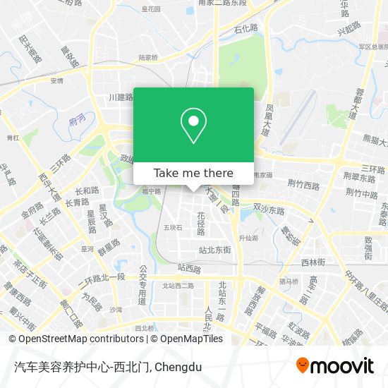 汽车美容养护中心-西北门 map