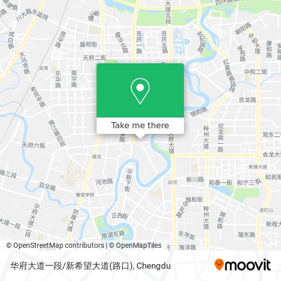 华府大道一段/新希望大道(路口) map