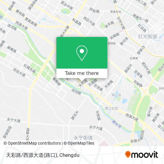 天彩路/西源大道(路口) map