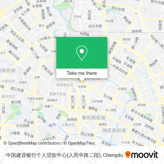 中国建设银行个人贷款中心(人民中路二段) map