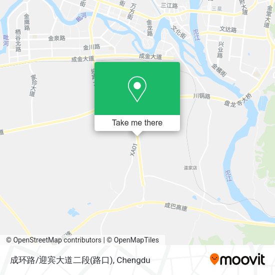 成环路/迎宾大道二段(路口) map