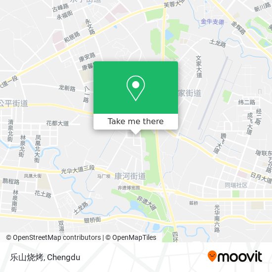 乐山烧烤 map