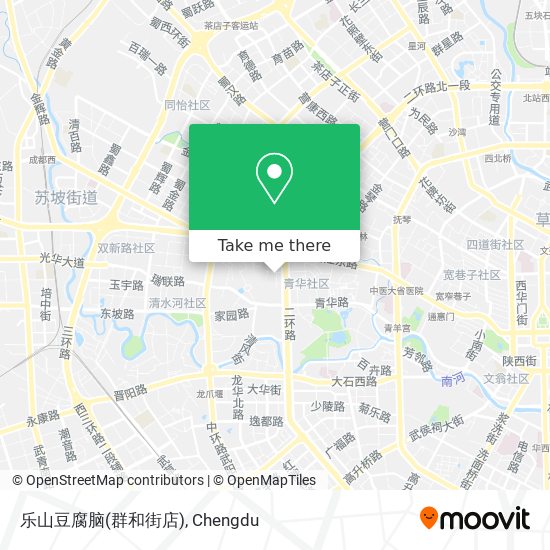 乐山豆腐脑(群和街店) map