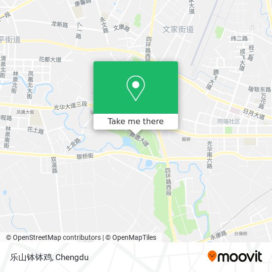 乐山钵钵鸡 map