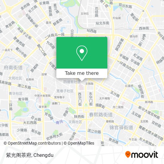 紫光阁茶府 map