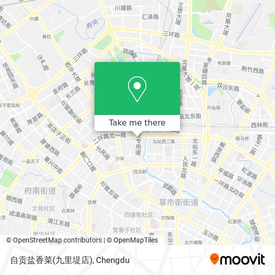 自贡盐香菜(九里堤店) map