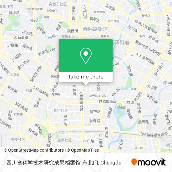 四川省科学技术研究成果档案馆-东北门 map