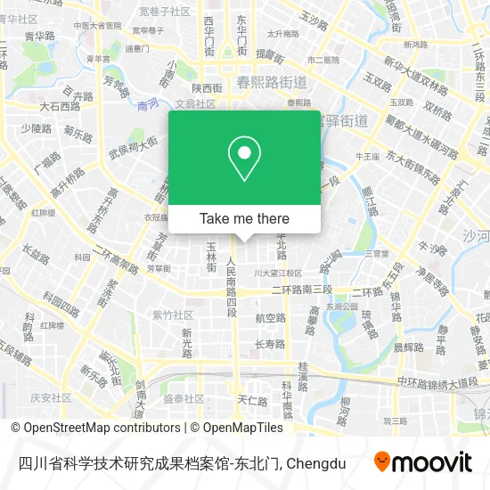 四川省科学技术研究成果档案馆-东北门 map