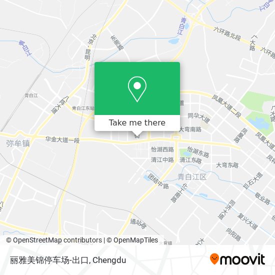丽雅美锦停车场-出口 map
