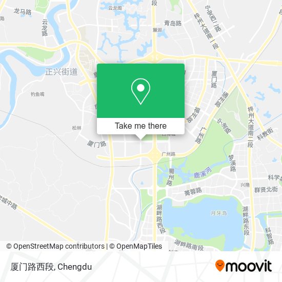 厦门路西段 map