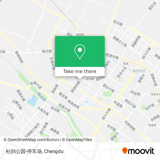 杜鹃公园-停车场 map