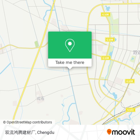 双流鸿腾建材厂 map