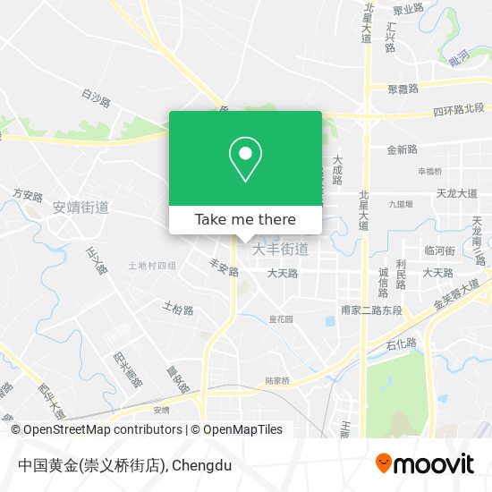 中国黄金(崇义桥街店) map