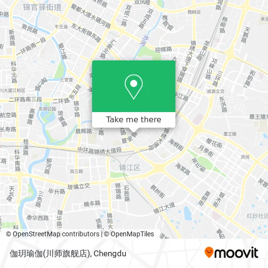 伽玥瑜伽(川师旗舰店) map