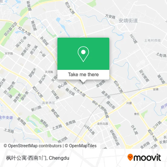枫叶公寓-西南1门 map