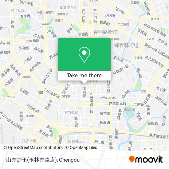 山东炒王(玉林东路店) map