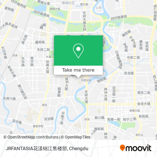 JRFANTASIA花漾锦江售楼部 map