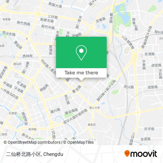 二仙桥北路小区 map