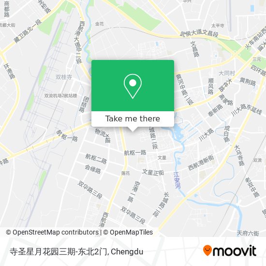 寺圣星月花园三期-东北2门 map